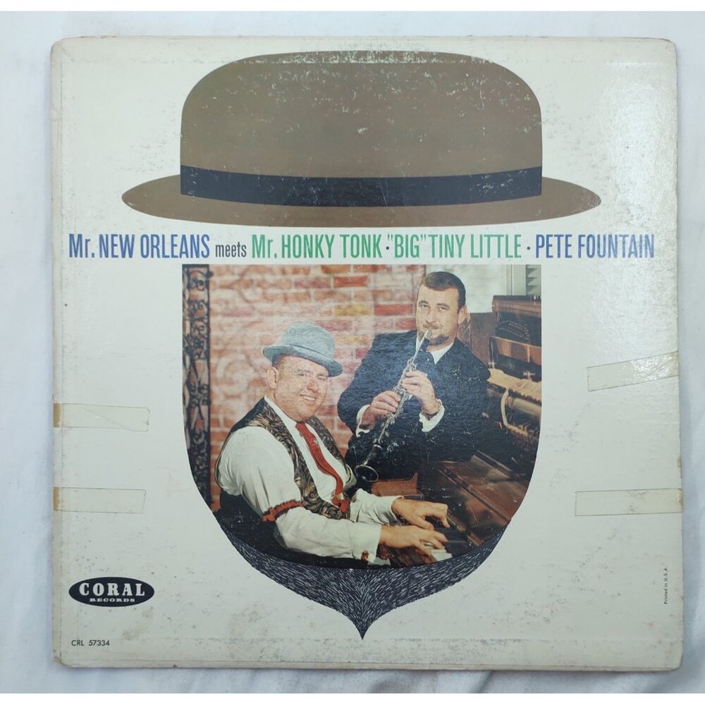 Pete Fountain & Big Tiny – Mr New Orleans Meets Mr Honky Tonk LP Coral CRL-57334